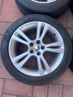 Orig. hliníkové disky Škoda R16, 5x112 - 3