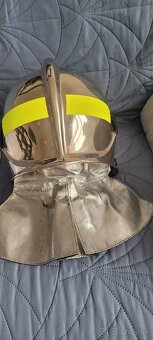 Hasičská zásahová prilba CGF Gallet strieborná #3 - 3