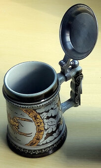 Korbel GERZIT s cínovým viečkom. - 3