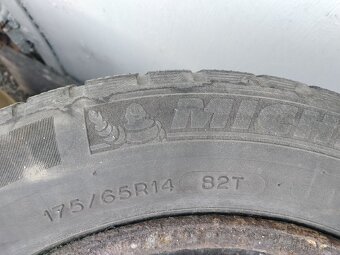 Plechové disky R14 4x108 + pneumatiky 175/65R14 - 3