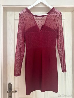 Bordové šaty Guess - 3