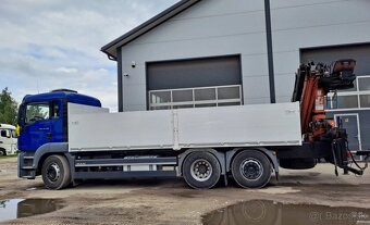 MAN TGS 26.400 - 6x2 - Valník + HR-ATLAS 165,2-A4 – EURO 6 - 3