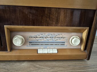 Staré retro rádio, gramofón (na opravu/dekorácia) - 3