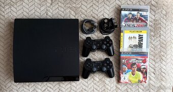 PS3 slim 320GB + hry - 3