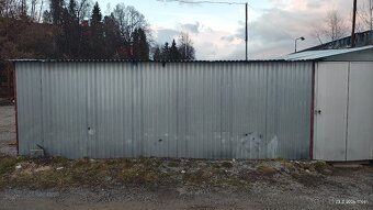 Predám plechovú garáž 6x6m - 3