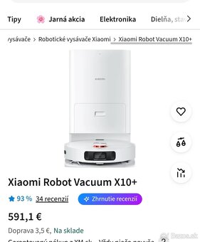 Predam vysavac Xiaomi Vacuum  X10+ - 3