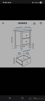 Nočný stolík Hemnes - 3