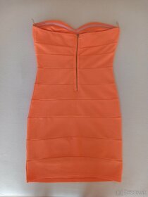 Oranžové bandážové šaty Tally Weil v.40 - 3