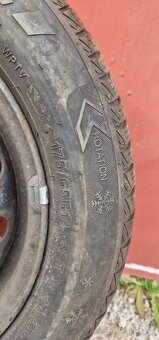 Plechový disk R14 so zimnou pneu 175/65 R14 - 3