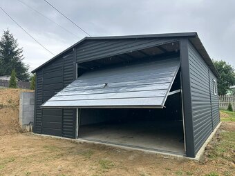 Plechová garáž 5x6m - 3