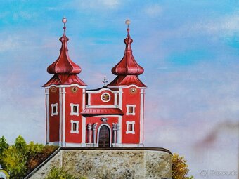 Obraz v starom okne Banská Štiavnica Kalvária - 3