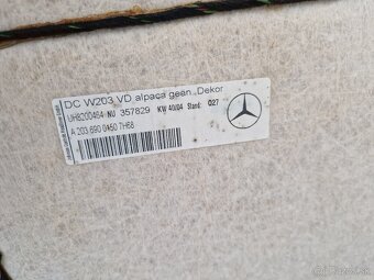 Interiér diely Mercedes Benz C, W203 - 3