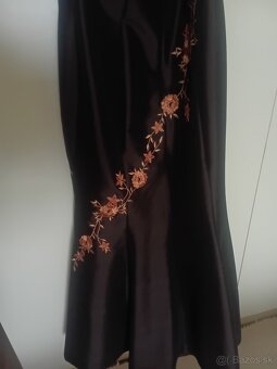 Spoločenské dlhé šaty s bolerkom. - 3