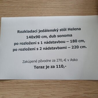 Predám rozkladací stôl - 3