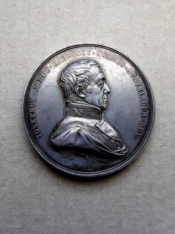 Strieborná medaila maršál Radetzky, vzácna - 3