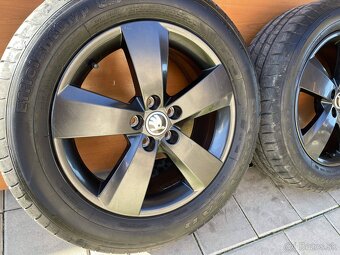 Skoda Scala disky schwarz 6jxR16 ET35 195 60 R16 Letné - 3
