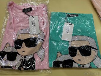 Karl Lagerfeld tričko ružové - 3