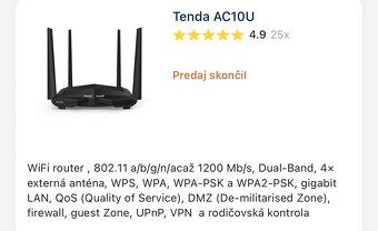 WiFi router Tenda AC10U - 3