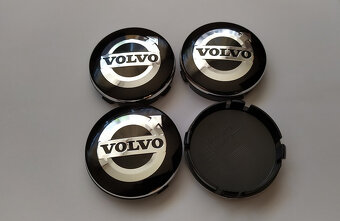 VOLVO -stredové krytky hliníkového disku 64mm - 3