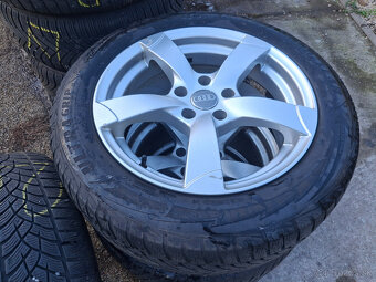 hliníkové disky 5x112 AUDI,VW,škoda + zmné 225/55 r17 - 3