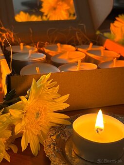 Čajové sviečky zo sójového vosku (darčekové balenie) - 3