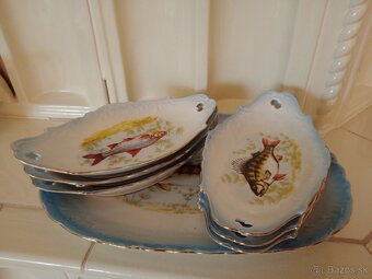 Porcelánový servis na ryby - 3