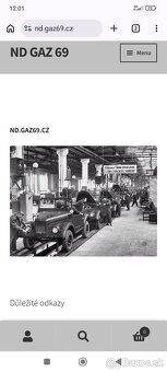 Gaz 69 - silentbloky přídavné převodovky - Originál - 3
