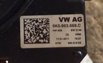 5K0953569C, Skoda Octavia 2 facelift podvolantova jednotka - 3
