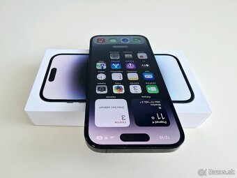 APPLE IPHONE 14 PRO 128GB SPACE BLACK,BATERKA 100% - 3