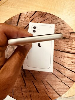 iphone 11 white 64 batéria 100% original top stav - 3