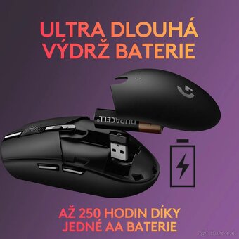 Logitech G305 Recoil čierna - 3