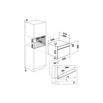 úplne nová vstavaná mikrovlnná rúra Whirlpool AMW 730 NB - 3