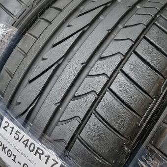 Letné pneumatiky 215/40 R17 BRIDGESTONE DOT4021/19 - 3