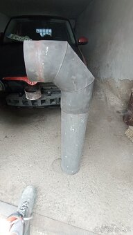 Koleno na komín + predlžovák 17,5 cm a 18 cm
- 3