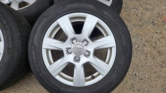 Prodám originální alu kola Audi 16" + pneu Hanko - 3