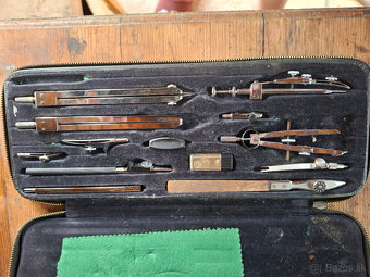 Predám starú súpravu kružidiel KIN Precision Chrom 24 € - 3