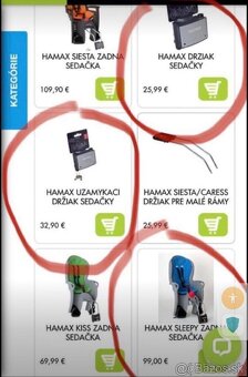 Detská sedačka na bicykel HAMAX - 3