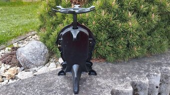 Krásné staré jednomiskové 10kg váhy s orlem - 3
