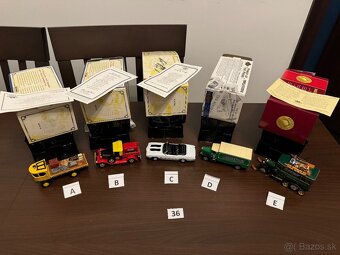 4 cast - Matchbox Yesteryear, Matchbox Dinky ZLACNENE - 3