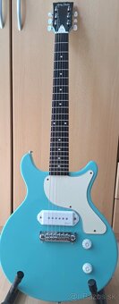 Elektrická gitara Harley Benton- dc junior fat benton blue - 3