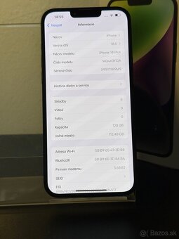 Predám Apple iPhone 14 Plus 128GB Stav nového telefónu - 3