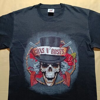 Guns N´ Roses čierne tričko s potlačou krátky rukáv M - 3