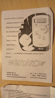 Fyzioterapeutický prístroj TENS - 3