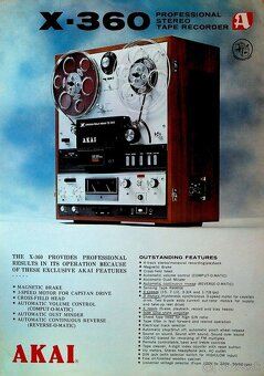 AKAI X-360 / AUTOREVERSE / X CROSS-FIELD HEAD / O-MATIC - 3