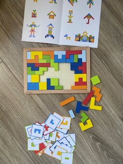 Drevena hracka tangram - 3