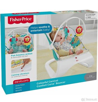 Fisher Price - Detské Vibračné Lehátko - 3