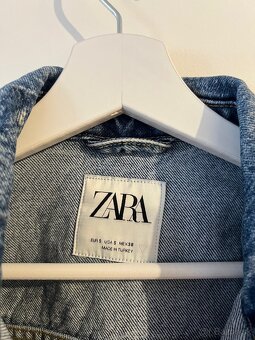 Pánska rifľová bunda zn. Zara - veľ. S - TOP STAV - 3