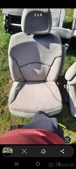 Komplet sada sedaciek Citroen C8, Peugeot 807 - 3