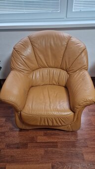 Sedačka kožená 3+1+1 - 3