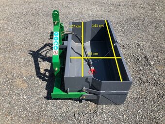 Transportný box PRMH 120 bedna za traktor - 3